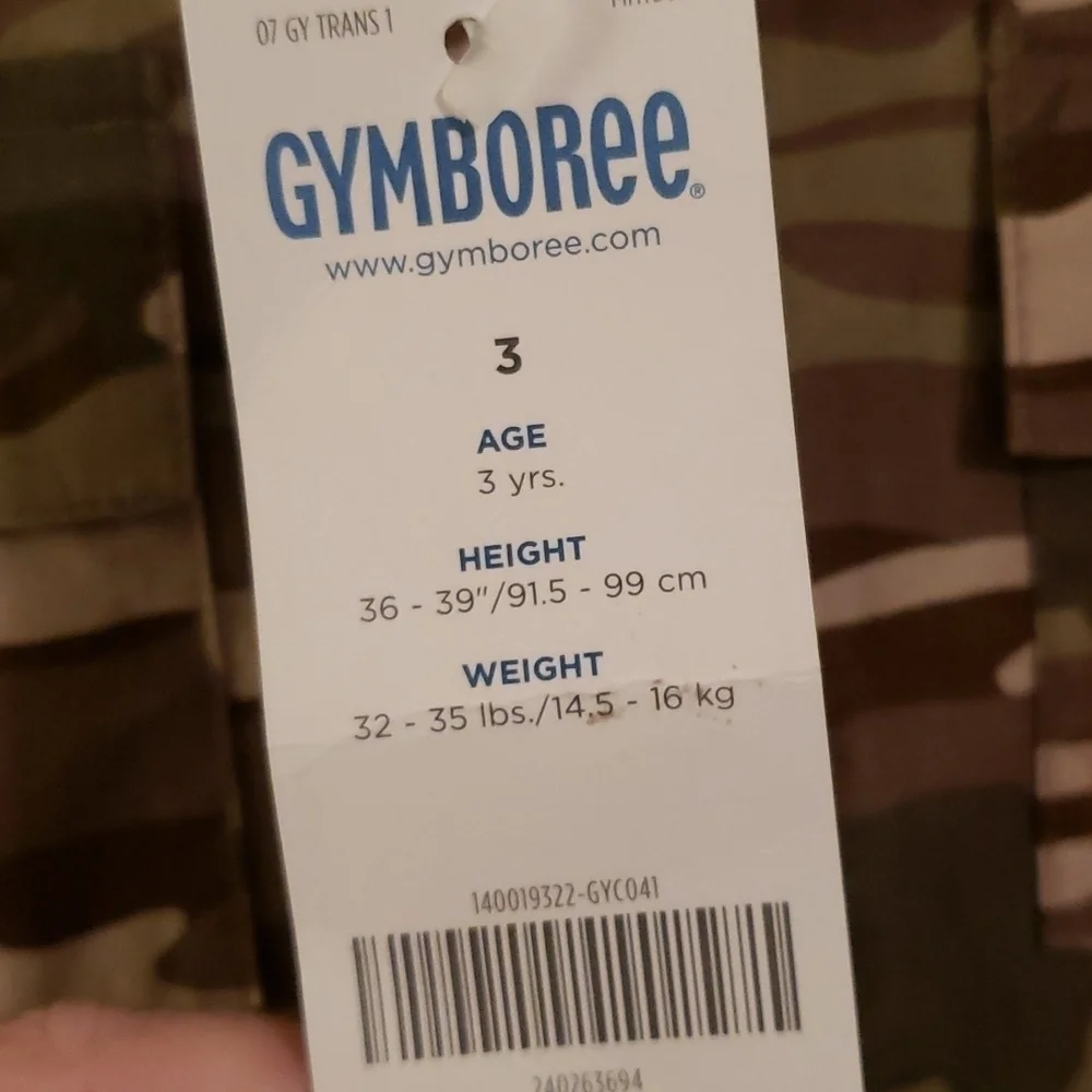 𝅺gymboree Camouflage Shirt NWT